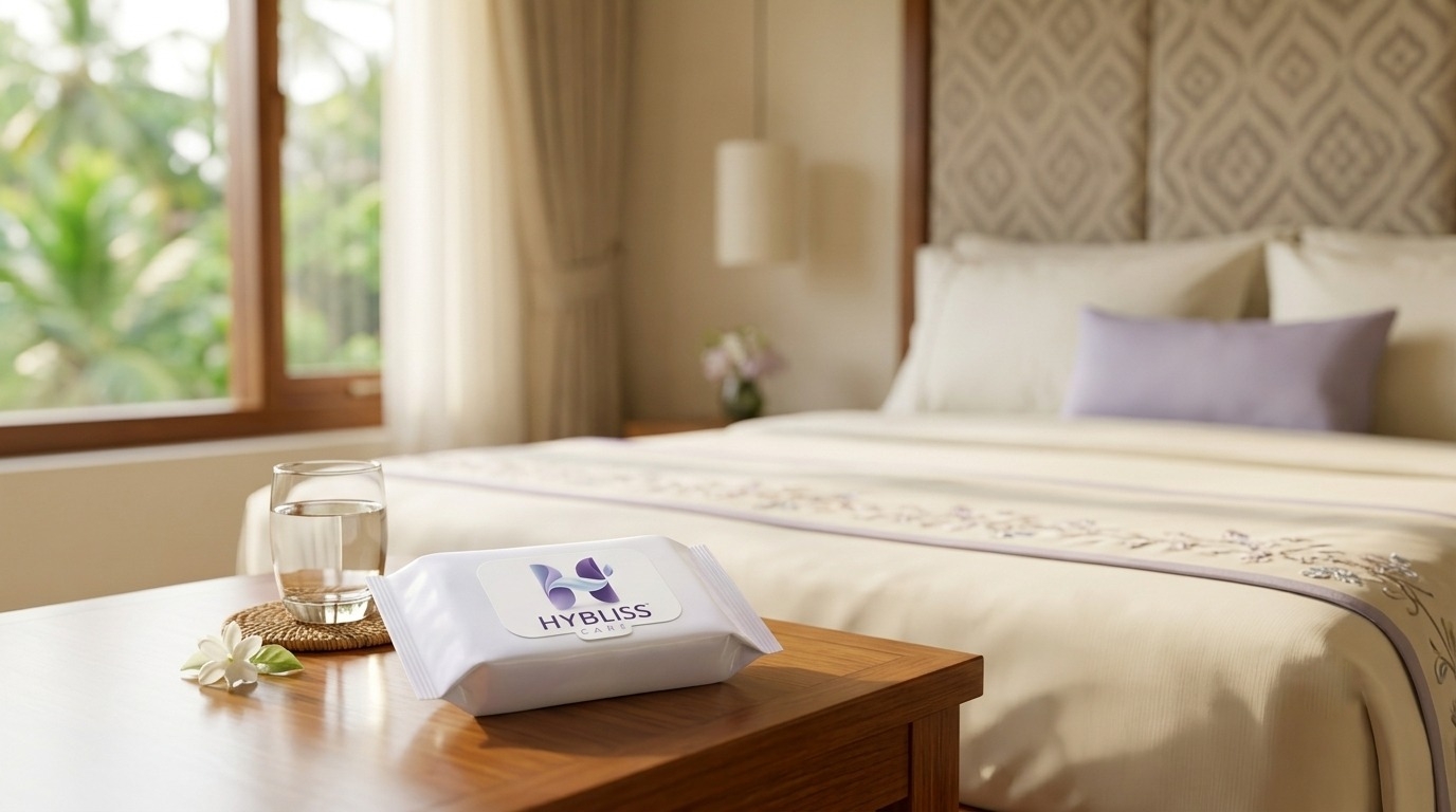 HYBLISS CARE own-brand wet wipes